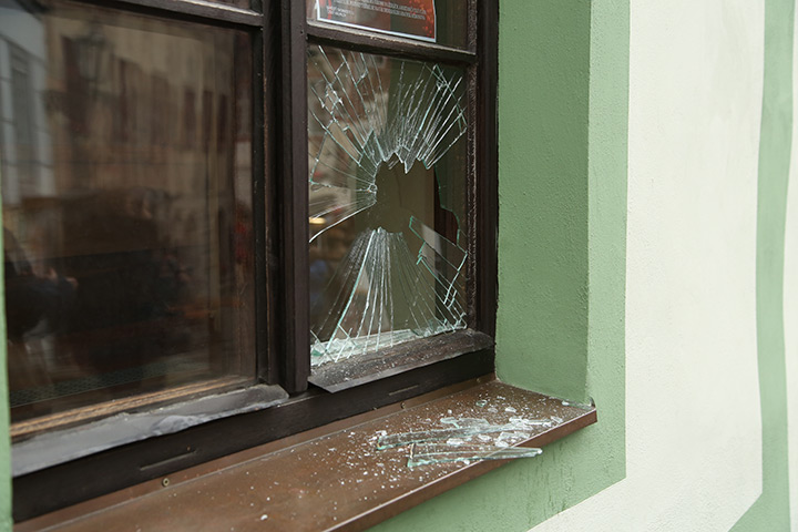 A2B Glass are able to board up broken windows while they are being repaired in Waddon.